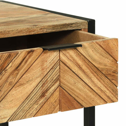 vidaXL Dressing Table Brown 100 x 40 x 120 cm Solid Acacia Wood