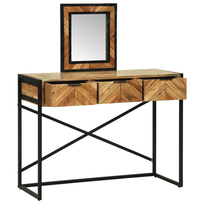 vidaXL Dressing Table Brown 100 x 40 x 120 cm Solid Acacia Wood