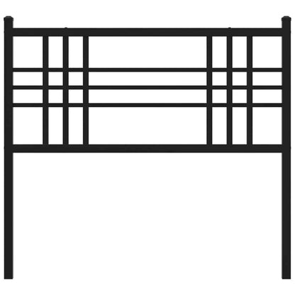 vidaXL Metal Replace Headboard Black 100cm