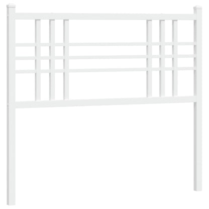 vidaXL Metal Replace Headboard White 100cm