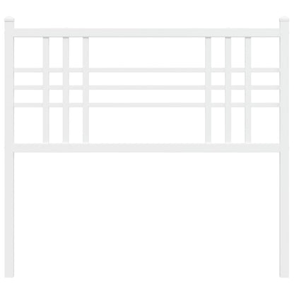vidaXL Metal Replace Headboard White 100cm