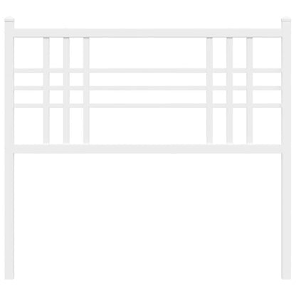 vidaXL Metal Replace Headboard White 107cm
