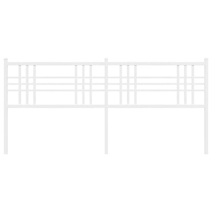 vidaXL Metal Replace Headboard White 180cm