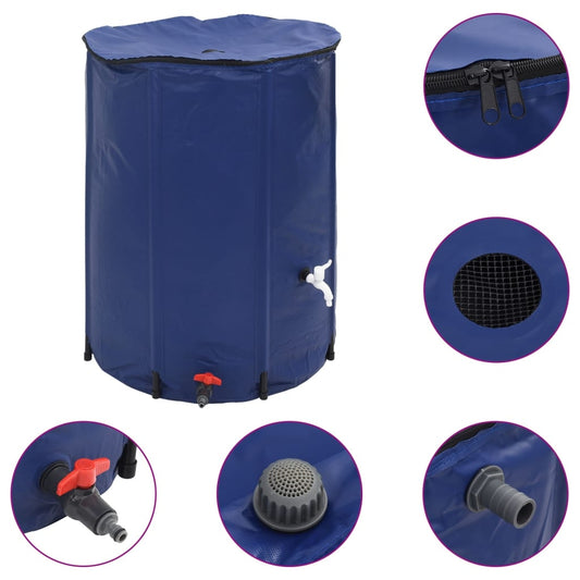 vidaXL Water Tank with Tap Foldable 750 L PVC
