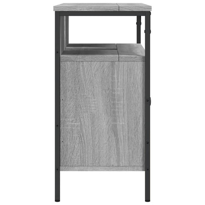 vidaXL Bathroom Sink Cabinet Grey Sonoma 80x30x60 cm Engineered Wood