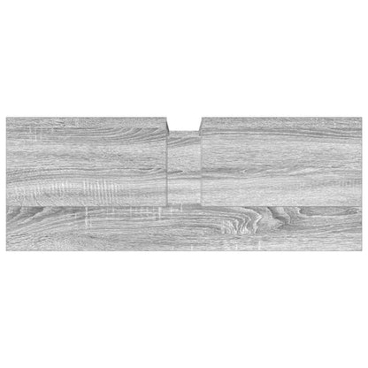 vidaXL Bathroom Sink Cabinet Grey Sonoma 80x30x60 cm Engineered Wood