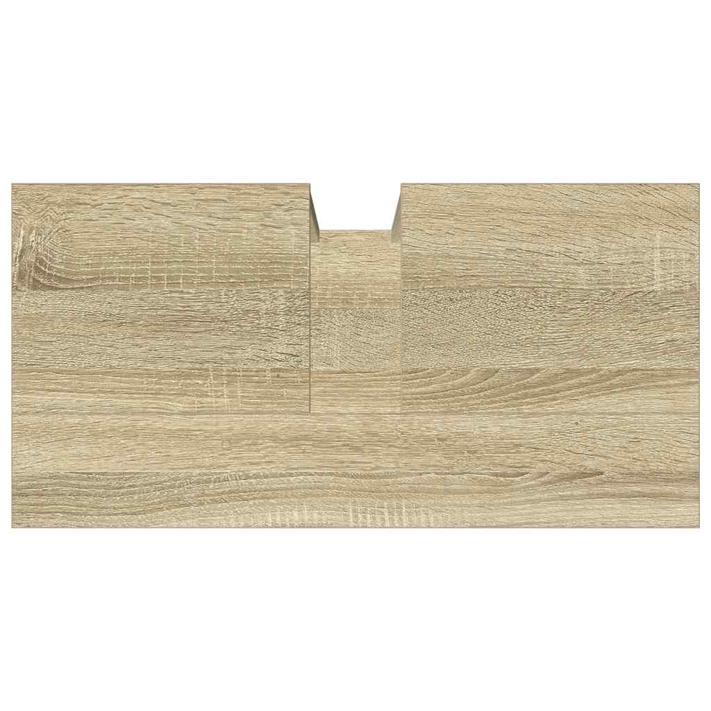 vidaXL Bathroom Sink Cabinet Sonoma Oak 60x30x60 cm Engineered Wood
