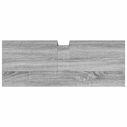 vidaXL Bathroom Sink Cabinet Grey Sonoma 80x30x60 cm Engineered Wood