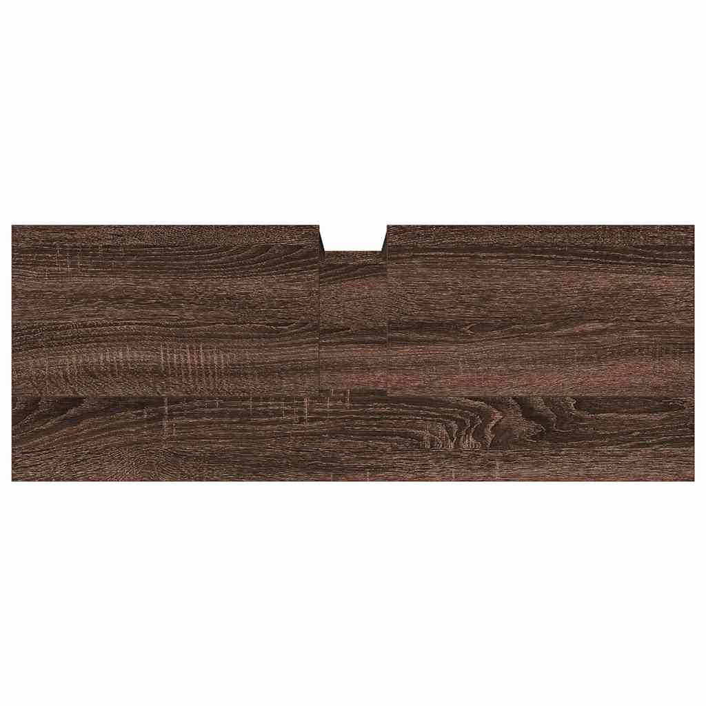 vidaXL Bathroom Sink Cabinet Brown Oak 80x30x60 cm Engineered Wood