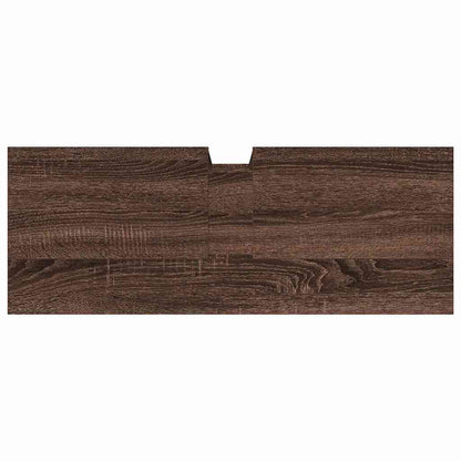 vidaXL Bathroom Sink Cabinet Brown Oak 80x30x60 cm Engineered Wood