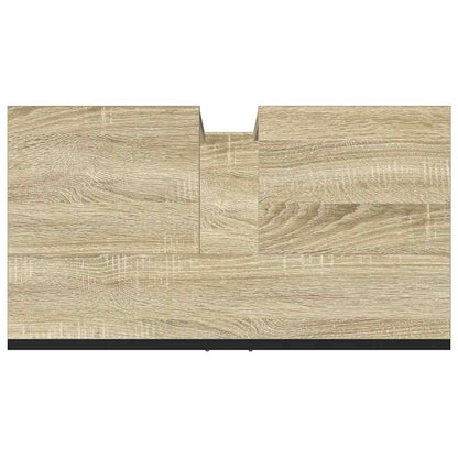 vidaXL Bathroom Sink Cabinet Sonoma Oak 60x33x60 cm Engineered Wood