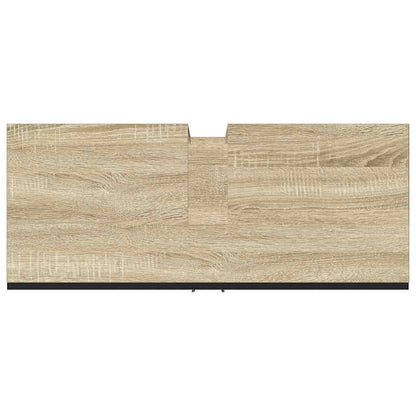 vidaXL Bathroom Sink Cabinet Sonoma Oak 80x33x60 cm Engineered Wood
