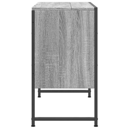 vidaXL Bathroom Sink Cabinet Grey Sonoma 80x33x60 cm Engineered Wood