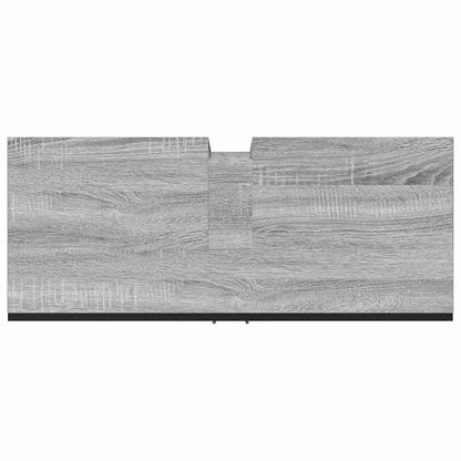 vidaXL Bathroom Sink Cabinet Grey Sonoma 80x33x60 cm Engineered Wood