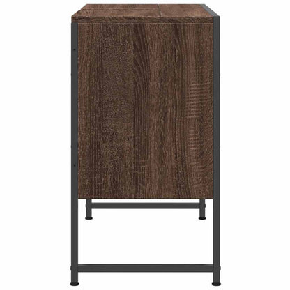 vidaXL Bathroom Sink Cabinet Brown Oak 80x33x60 cm Engineered Wood