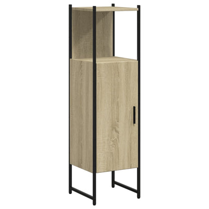 vidaXL Bathroom Cabinet Sonoma Oak 33x33x120.5 cm Engineered Wood