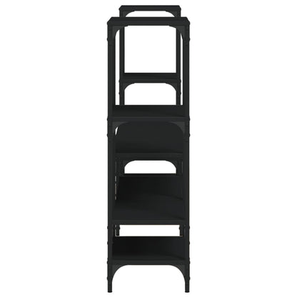 vidaXL TV Cabinet Black 206.5x28.5x95 cm Engineered Wood