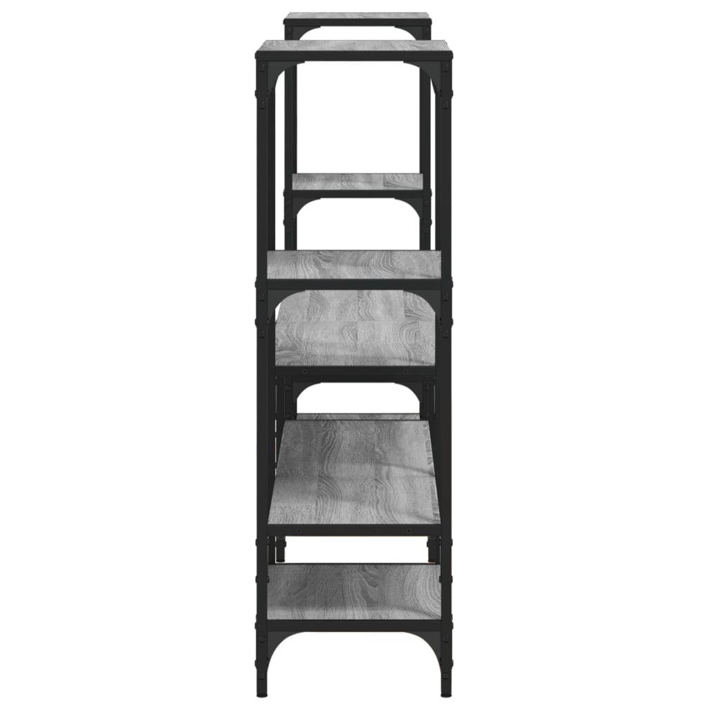vidaXL TV Cabinet Grey Sonoma 206.5x28.5x95 cm Engineered Wood