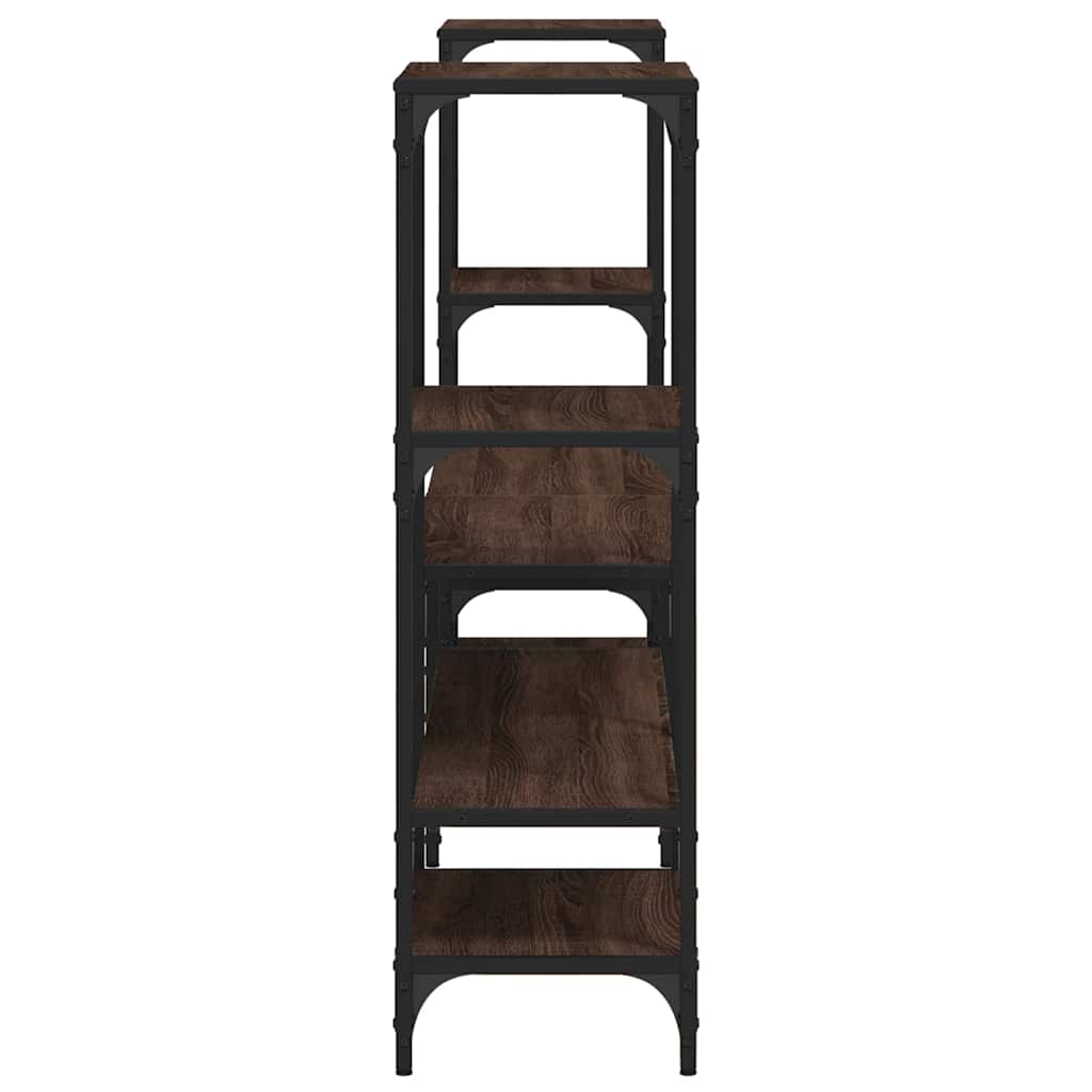 vidaXL TV Cabinet Brown Oak 206.5x28.5x95 cm Engineered Wood