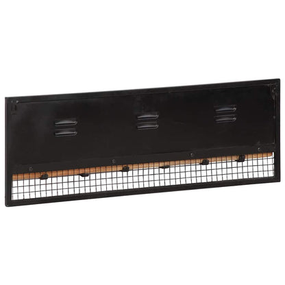 vidaXL Wall-mounted Coat Rack 90x11x30 cm Solid Wood Mango