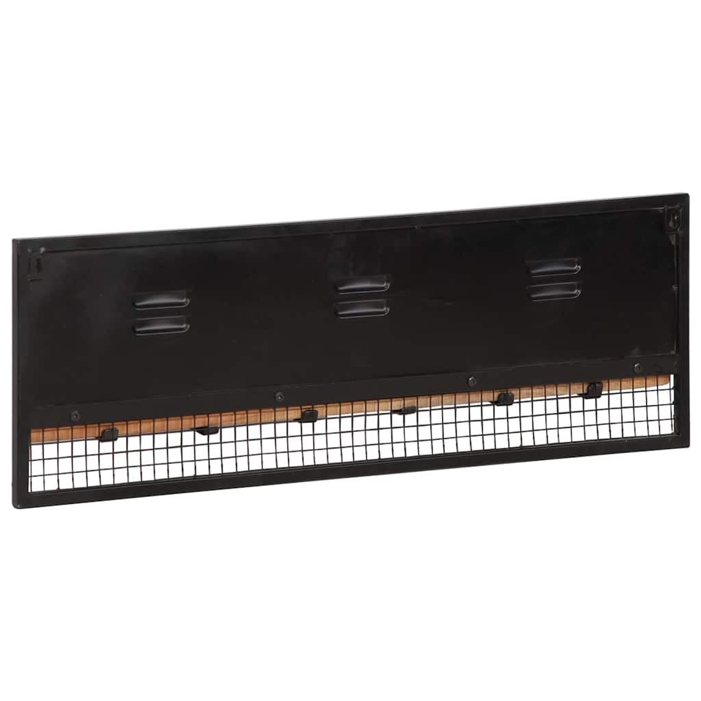 vidaXL Wall-mounted Coat Rack 90x11x30 cm Solid Wood Mango