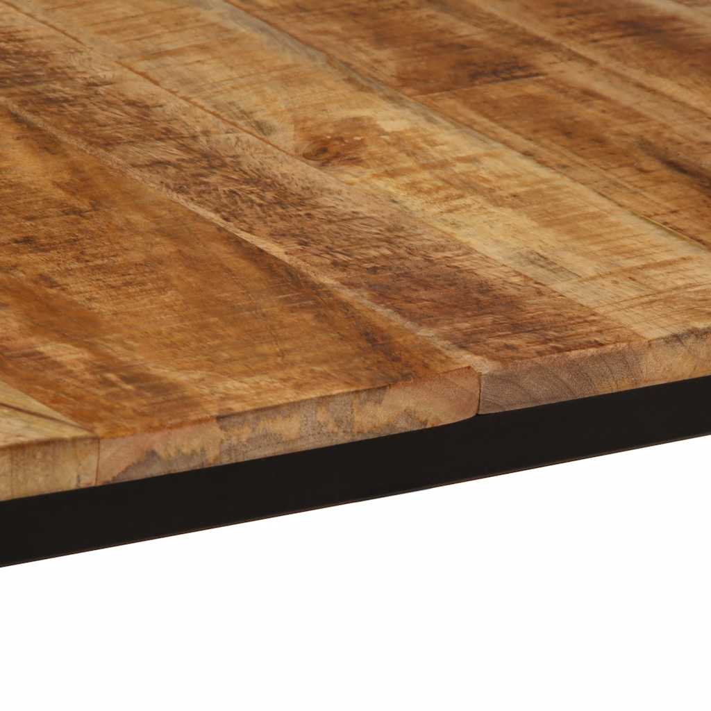 vidaXL Dining Table 160x80x75 cm Solid Wood Rough Mango