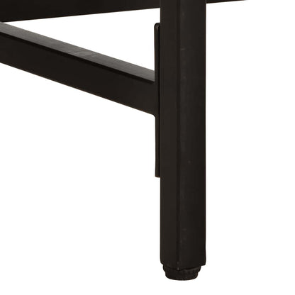 vidaXL Dining Table 180x90x75 cm Solid Wood Rough Mango