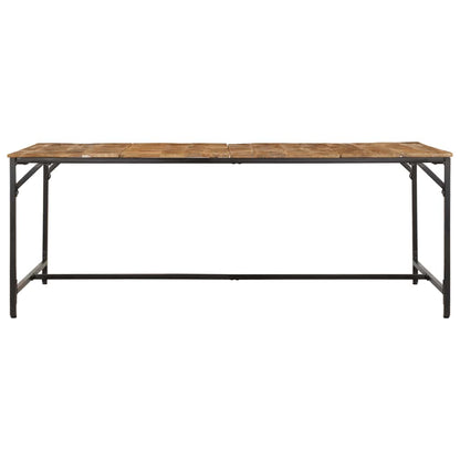 vidaXL Dining Table 200x100x75 cm Solid Wood Rough Mango