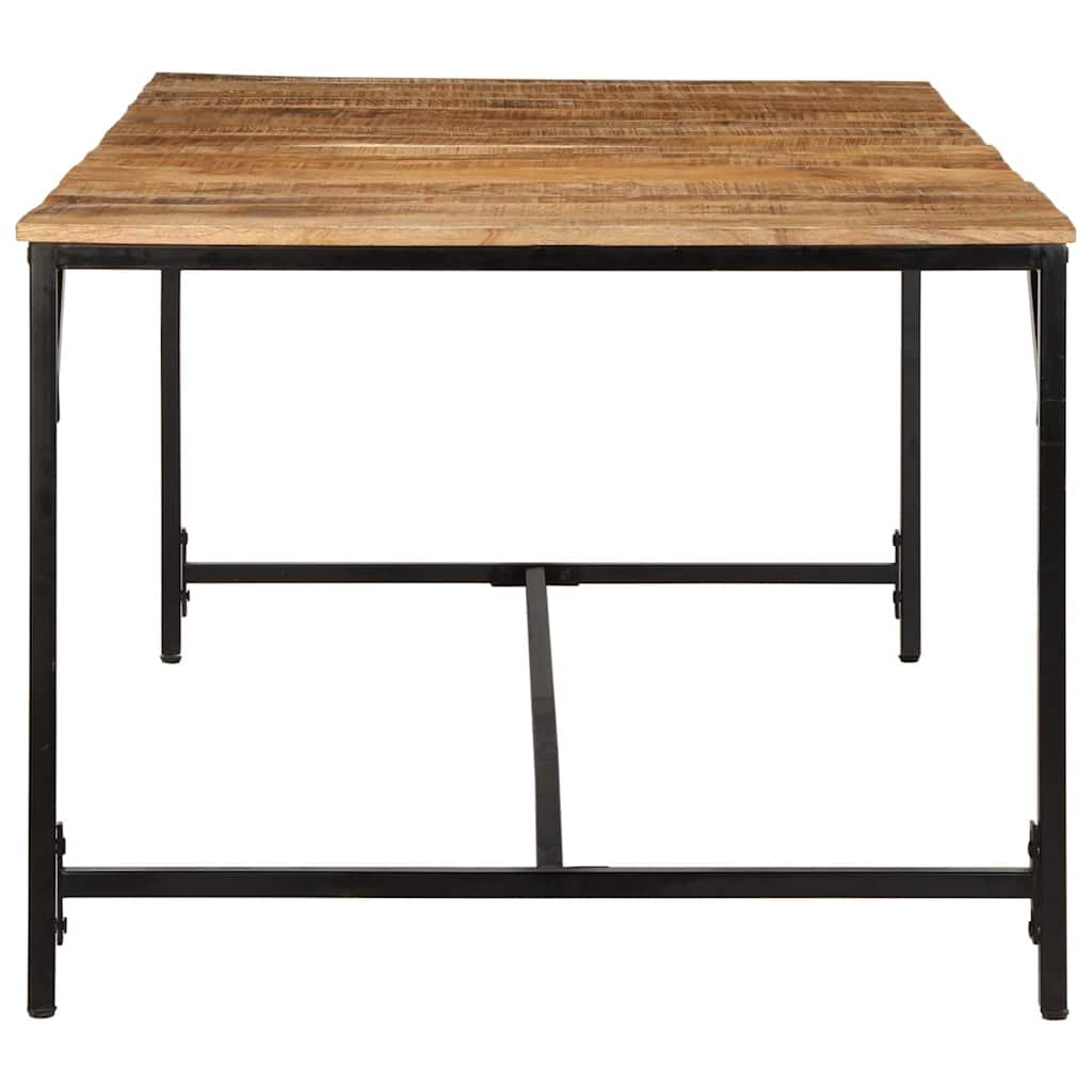 vidaXL Dining Table 200x100x75 cm Solid Wood Rough Mango