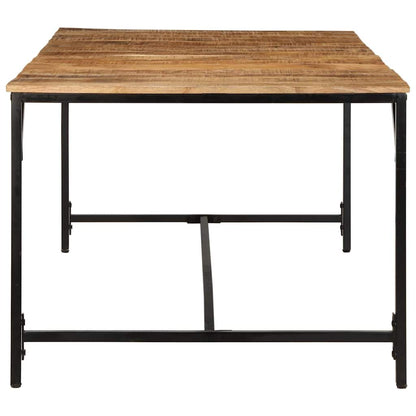 vidaXL Dining Table 200x100x75 cm Solid Wood Rough Mango