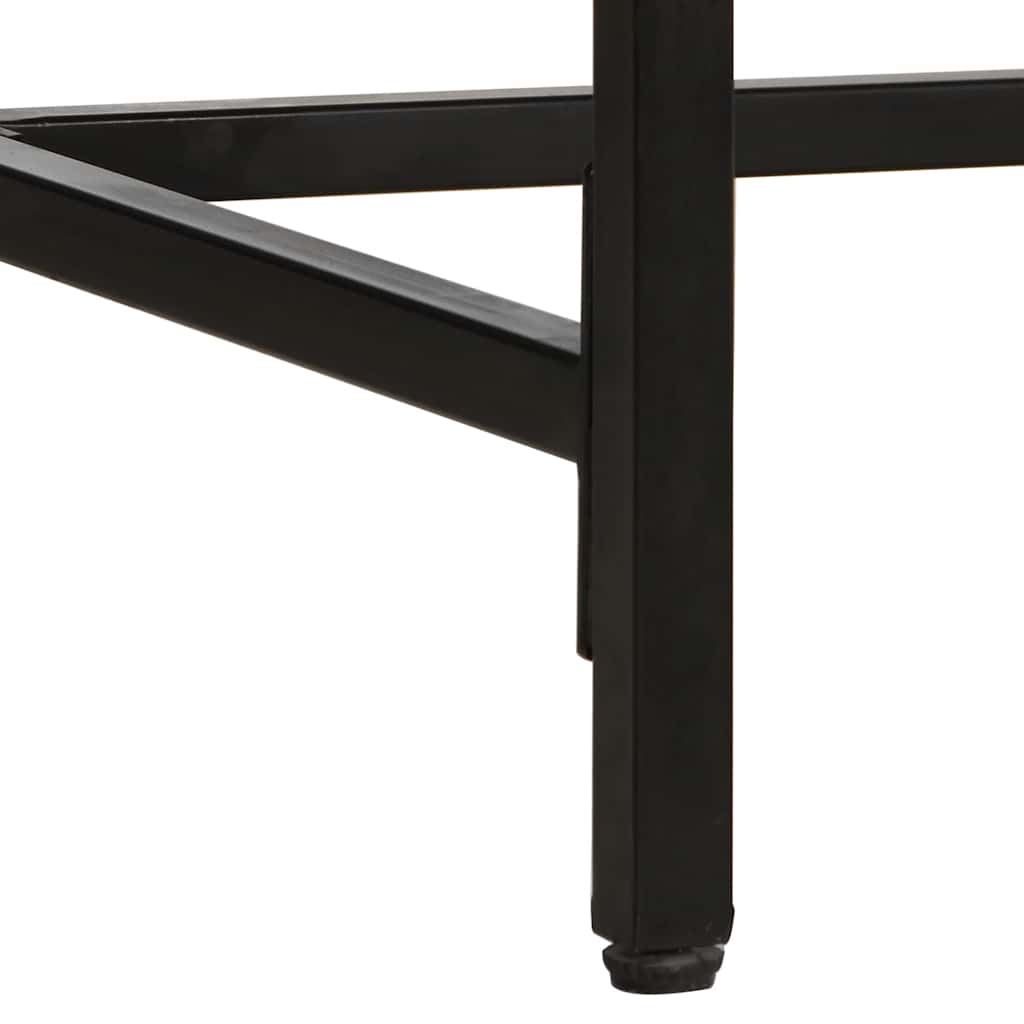 vidaXL Dining Table 200x100x75 cm Solid Wood Rough Mango