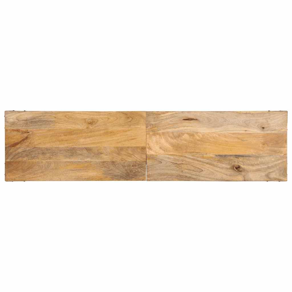 vidaXL Console Table 140x35x70 cm Solid Wood Mango
