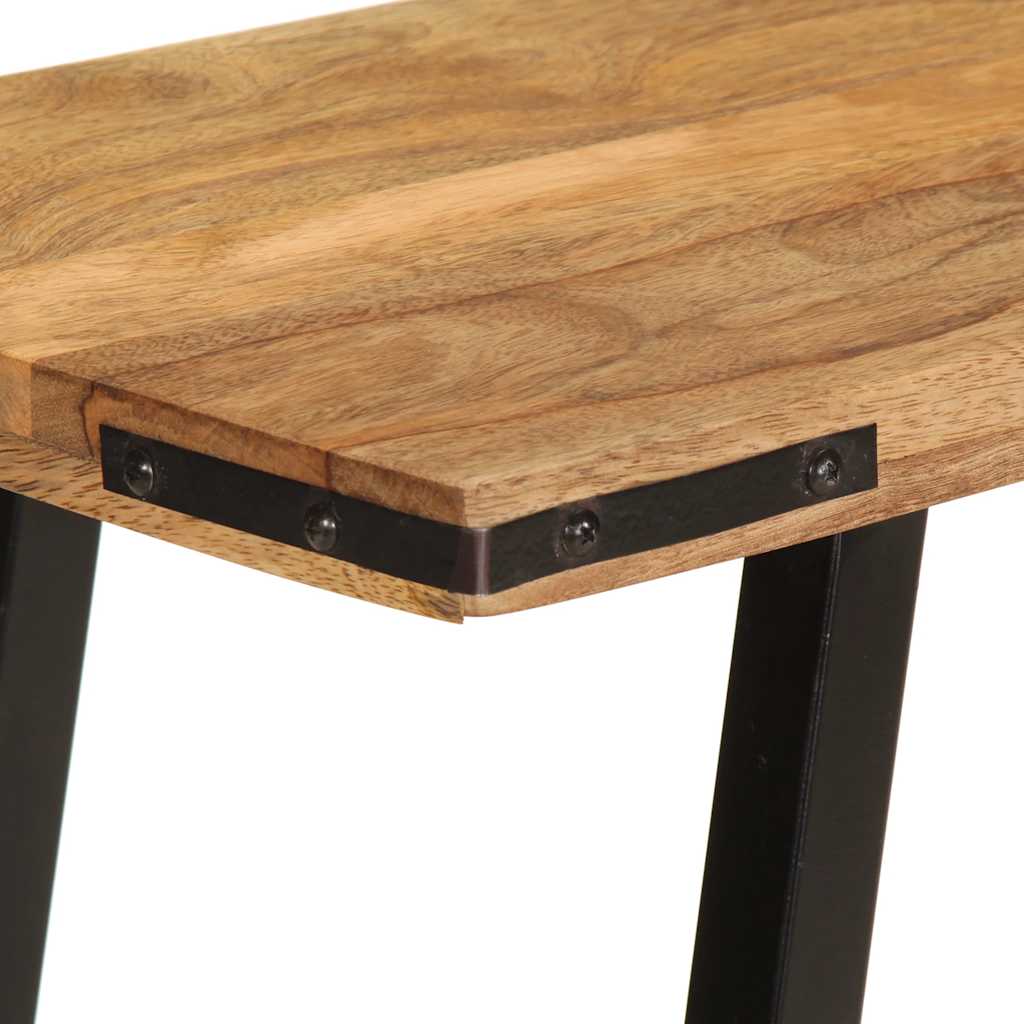 vidaXL Console Table 110x30x75 cm Solid Wood Mango