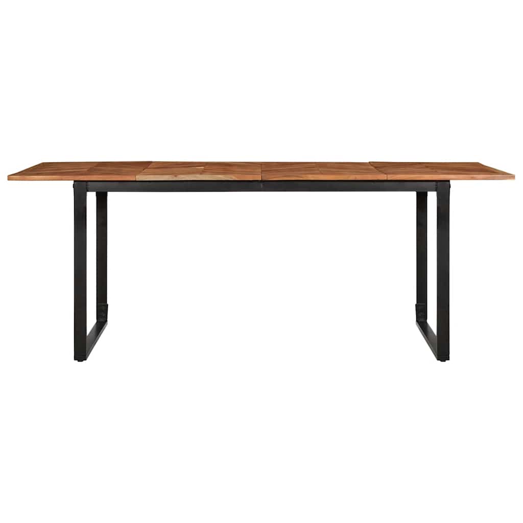 vidaXL Dining Table 200x100x75 cm Solid Wood Acacia
