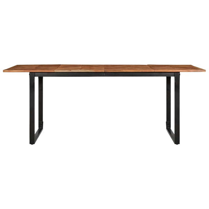 vidaXL Dining Table 200x100x75 cm Solid Wood Acacia