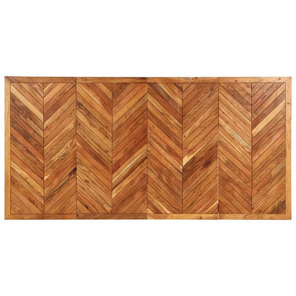 vidaXL Dining Table 200x100x75 cm Solid Wood Acacia