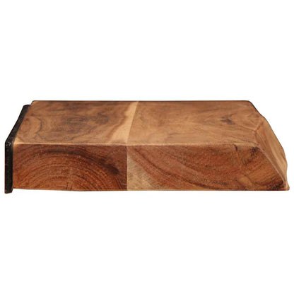 vidaXL Wall Shelves 2 pcs 60x20x3.5 cm Solid Wood Acacia