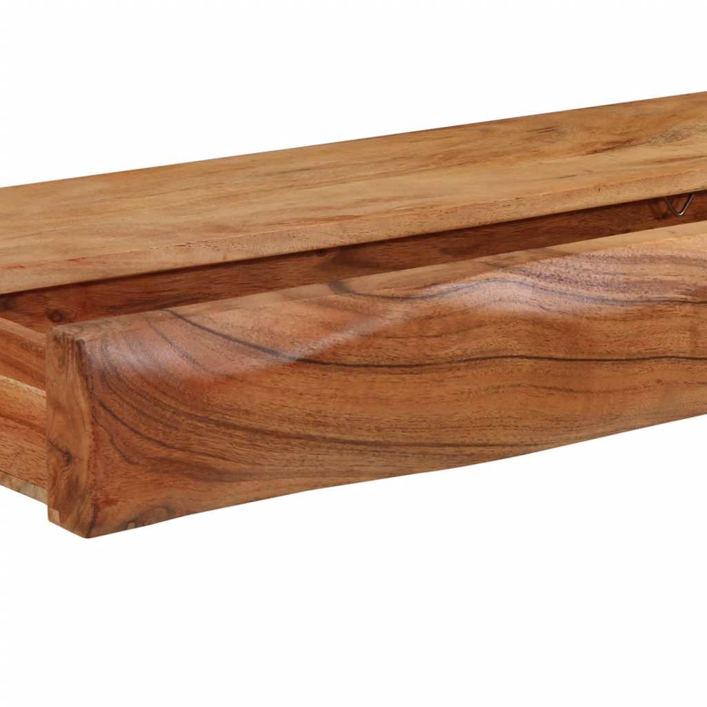 vidaXL Wall Shelves 2 pcs 80x17x8 cm Solid Wood Acacia