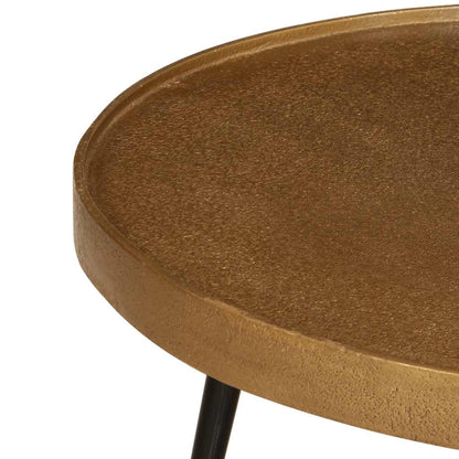 vidaXL Coffee Table 2 pcs Golden Engineered Wood