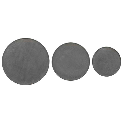 vidaXL Coffee Table 3 pcs Black Engineered Wood