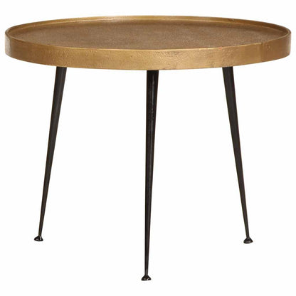 vidaXL Coffee Table 3 pcs Golden Engineered Wood