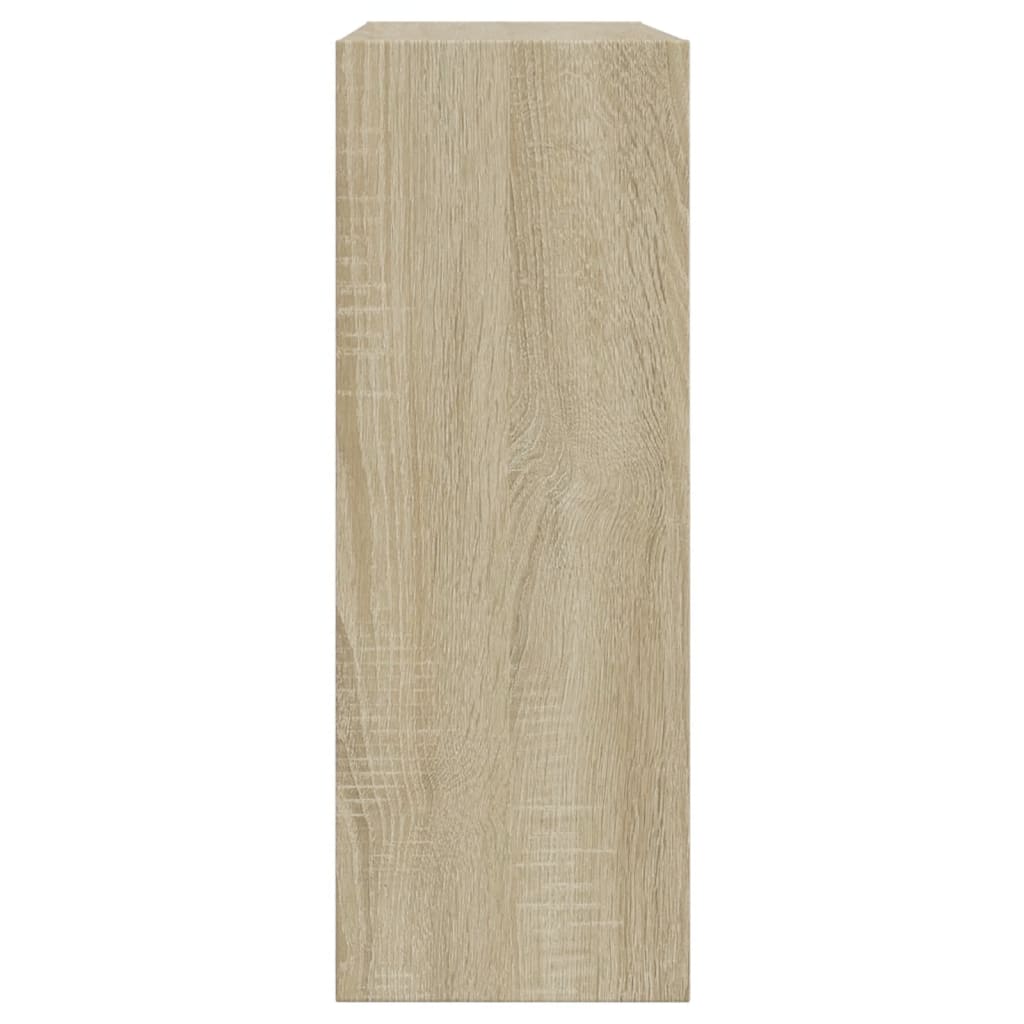 vidaXL Shoe Cabinet Sonoma Oak 60x21x57 cm Engineered Wood