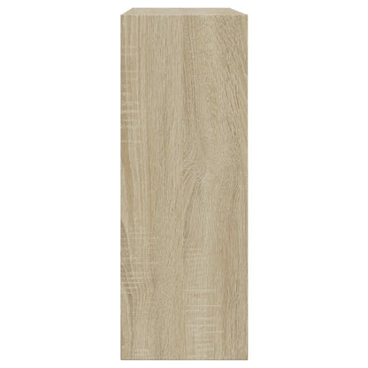 vidaXL Shoe Cabinet Sonoma Oak 60x21x57 cm Engineered Wood