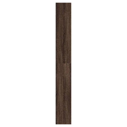 vidaXL Shoe Cabinet Brown Oak 60x21x163.5 cm Engineered Wood