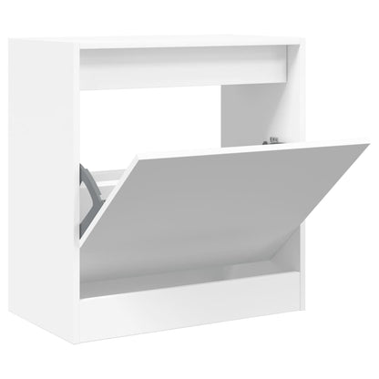vidaXL Shoe Cabinet White 60x34x63,5 cm Engineered Wood
