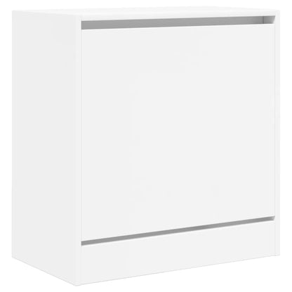 vidaXL Shoe Cabinet White 60x34x63,5 cm Engineered Wood