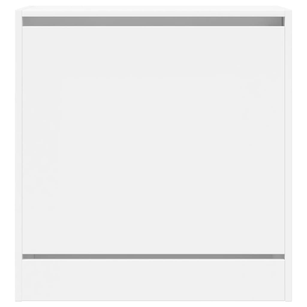 vidaXL Shoe Cabinet White 60x34x63,5 cm Engineered Wood