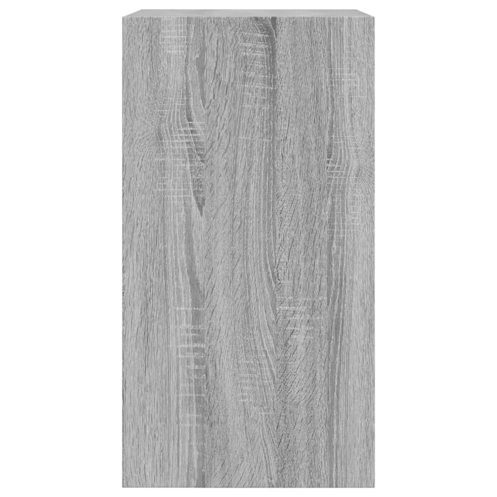 vidaXL Shoe Cabinet Grey Sonoma 60x34x63,5 cm Engineered Wood