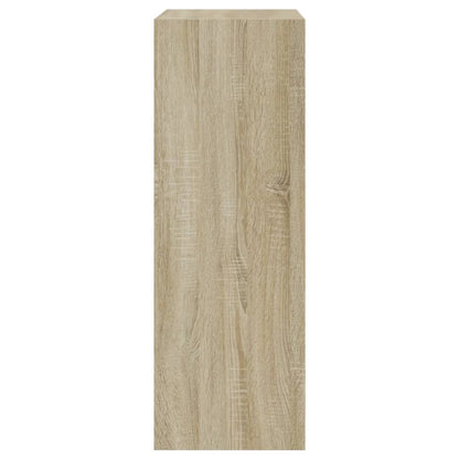 vidaXL Shoe Cabinet Sonoma Oak 60x34x96.5 cm Engineered Wood