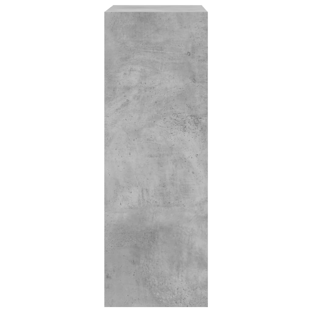 vidaXL Shoe Cabinet Concrete Grey 60x34x96,5 cm Engineered Wood